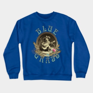 Blues Frog, bluegrass Crewneck Sweatshirt